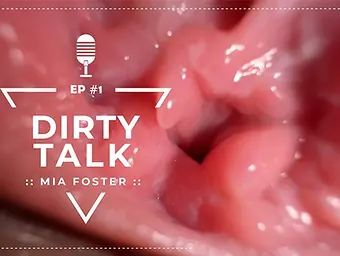 The best dirty talk and wide Close up fuckbox spreading (Muddy Talk #1)
