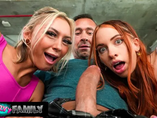 Stepdaughter invites aged fellow Peter Fitzwell & Khloe Kapri for a kinky rear end-fashion threeway