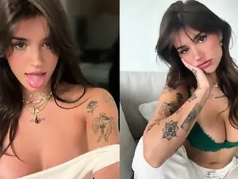 Check out teenager's large knockers & arse in homemade Tik Tok flick