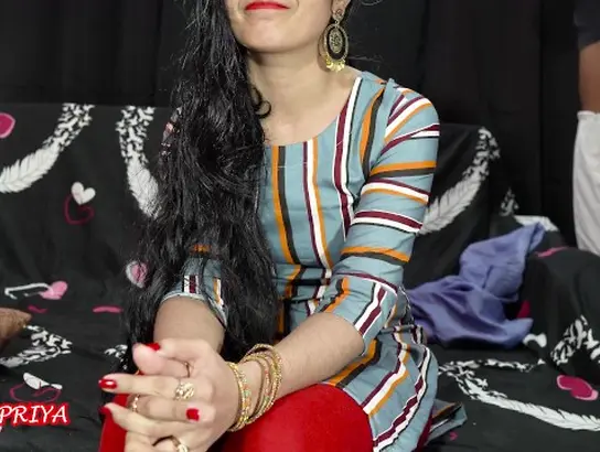 Your Priya gets a gonzo suck off before Christmas dinner with her pal's father