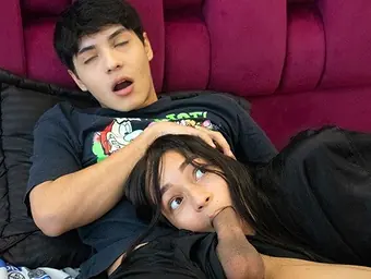 Stepbro & stepsis share steamy latina sex with Lil_Timy