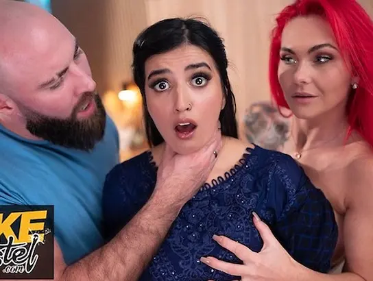 Insatiable British MILF and Pakistani slut Roxi Keogh get naughty in a wild threesome