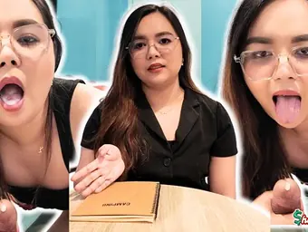 Sharinami JOI: Landlady Trains Tenant to Learn How to Get Free Rent by Giving Herself a Hand