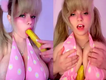 Watch Sabrina Banks get her banana tits drilled in a hardcore threesome