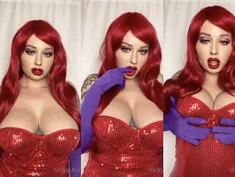 Jessica, Vicky, and Jessica's hot strip tease on