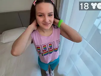 Baby Bamby's Little Fuck hole Open broad for Step-daughter-in-law-in-law's Humid Teenager Penetrating