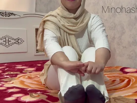 Hot MILF Minohashari gets her tight ass drilled by two horny neighbors in hijab